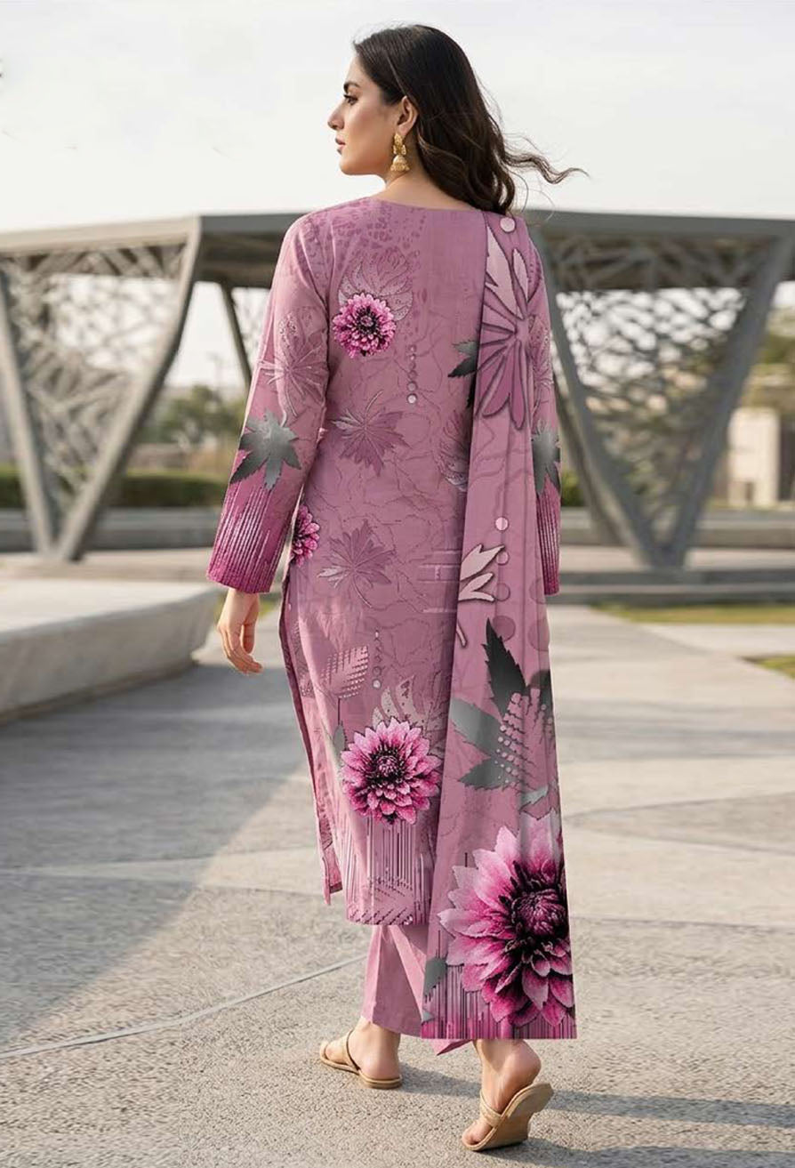 D# 11094 Lawn 3 Pcs Unstitched