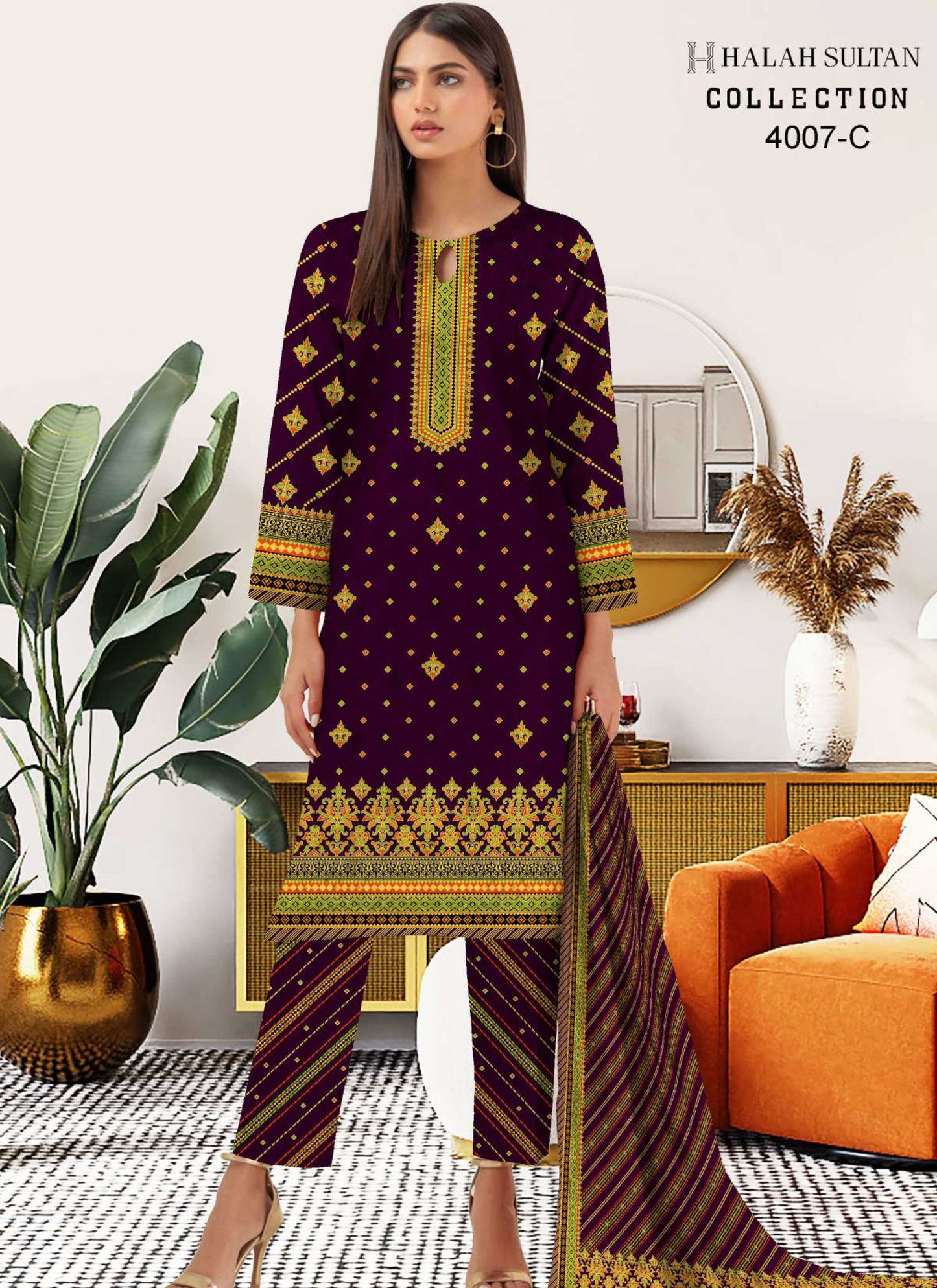 Halah Sultan Lawn 4007c vol1 2024