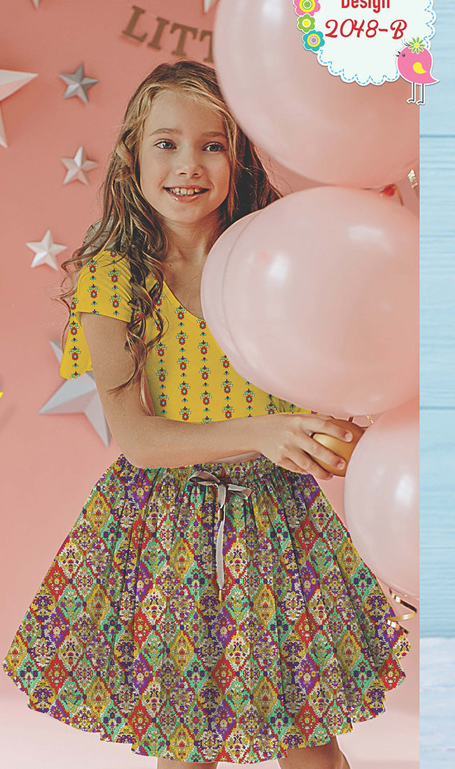 Halah Sultan 2 Piece Summer Collection Vol2 2048-b