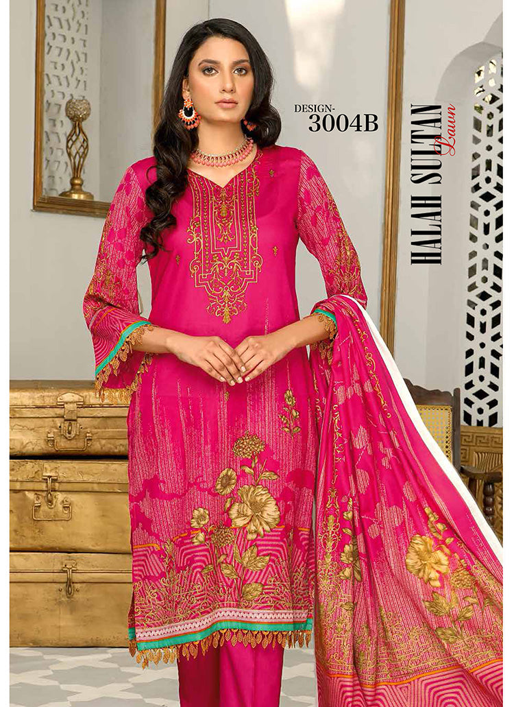 Halah Sultan Classic Lawn vol1 3004-B-2022