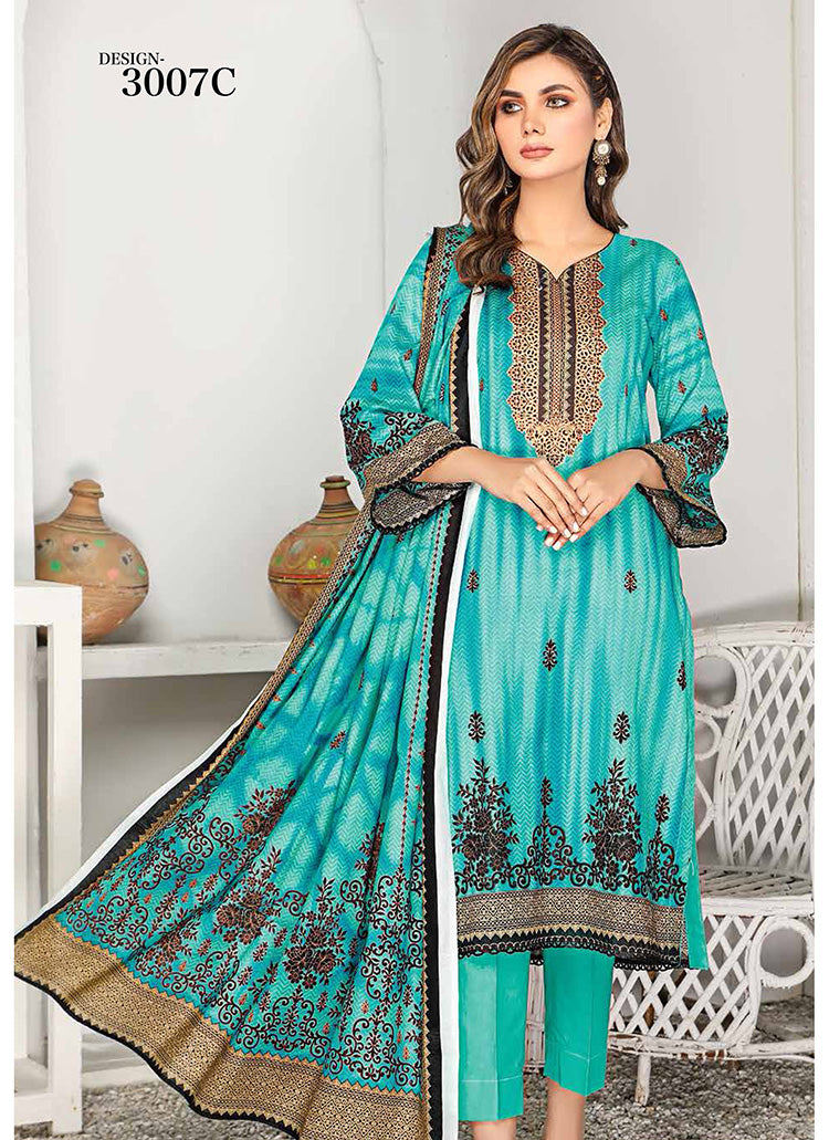 Halah Sultan Classic Lawn vol1 3007-C-2022
