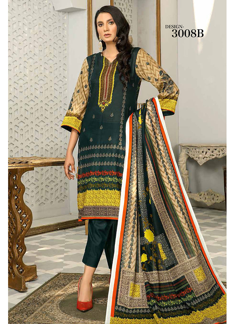 Halah Sultan Classic Lawn vol1 3008-b-2022