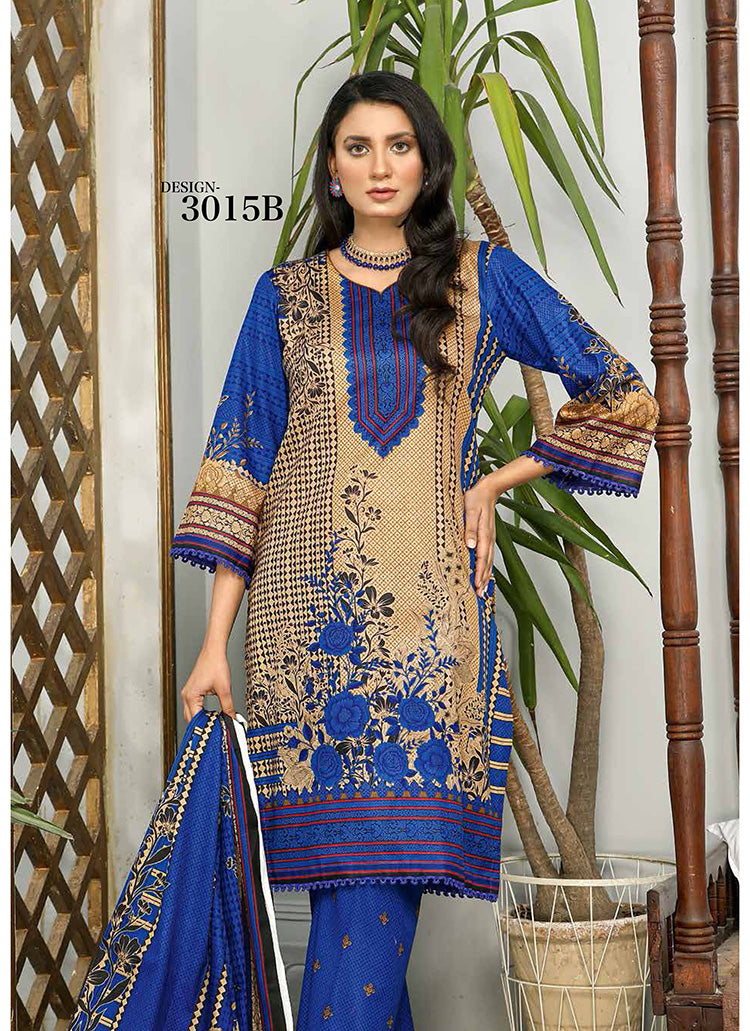 Halah Sultan Classic Lawn vol1 3015-b-2022