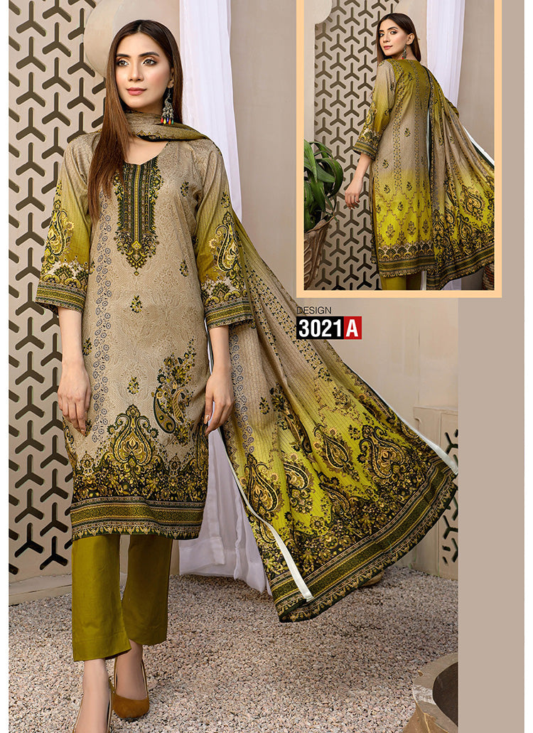 Halah Sultan Classic Lawn vol2 3021-A-2022