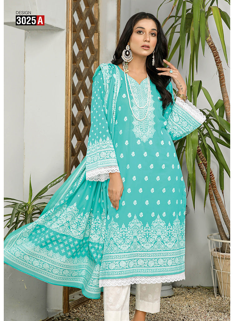 Halah Sultan Classic Lawn vol2 3025-a-2022