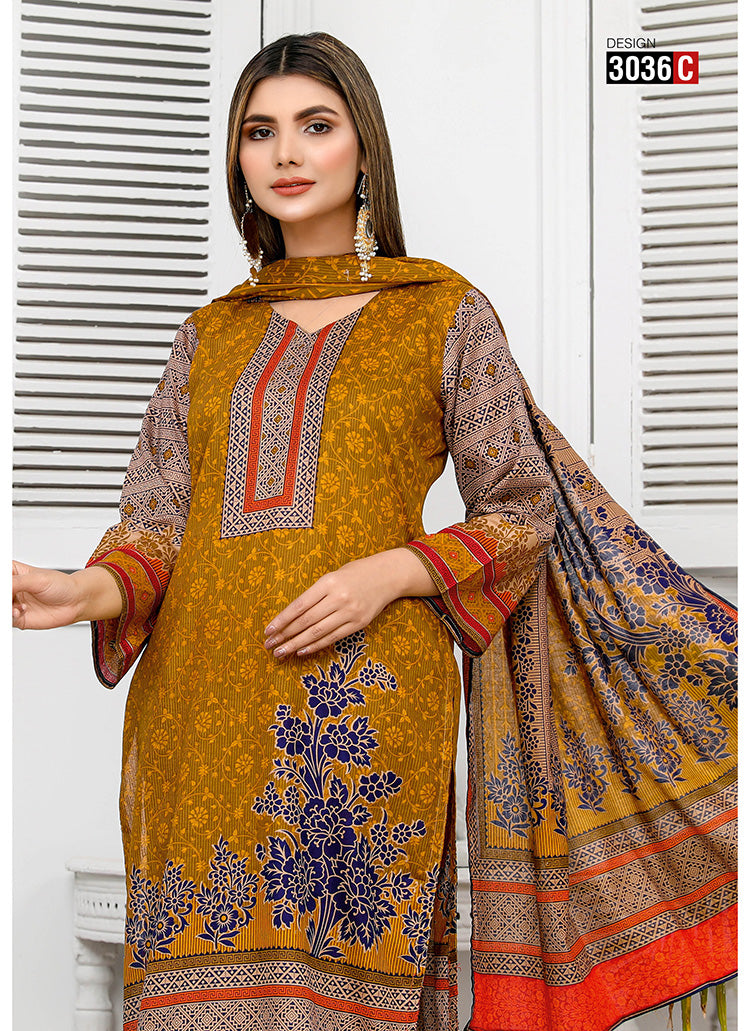 Halah Sultan Classic Lawn vol2 3036-c-2022