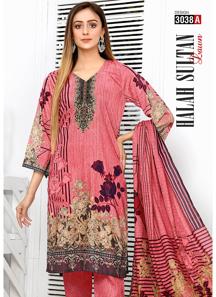 Halah Sultan Classic Lawn vol2 3038-a-2022