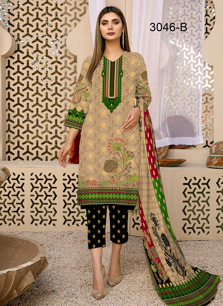 Sultan Classic Lawn vol4 3046-b-2022