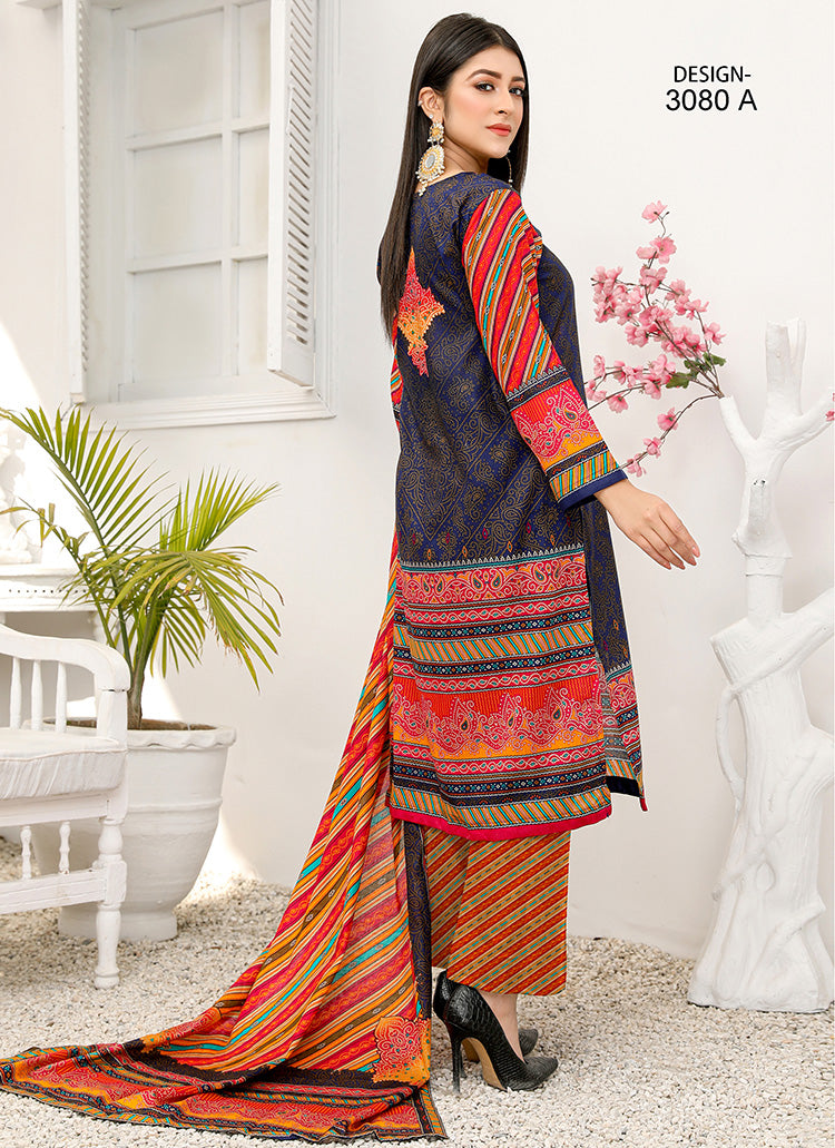 Halah Sultan Classic Lawn vol3 3080-A-2022