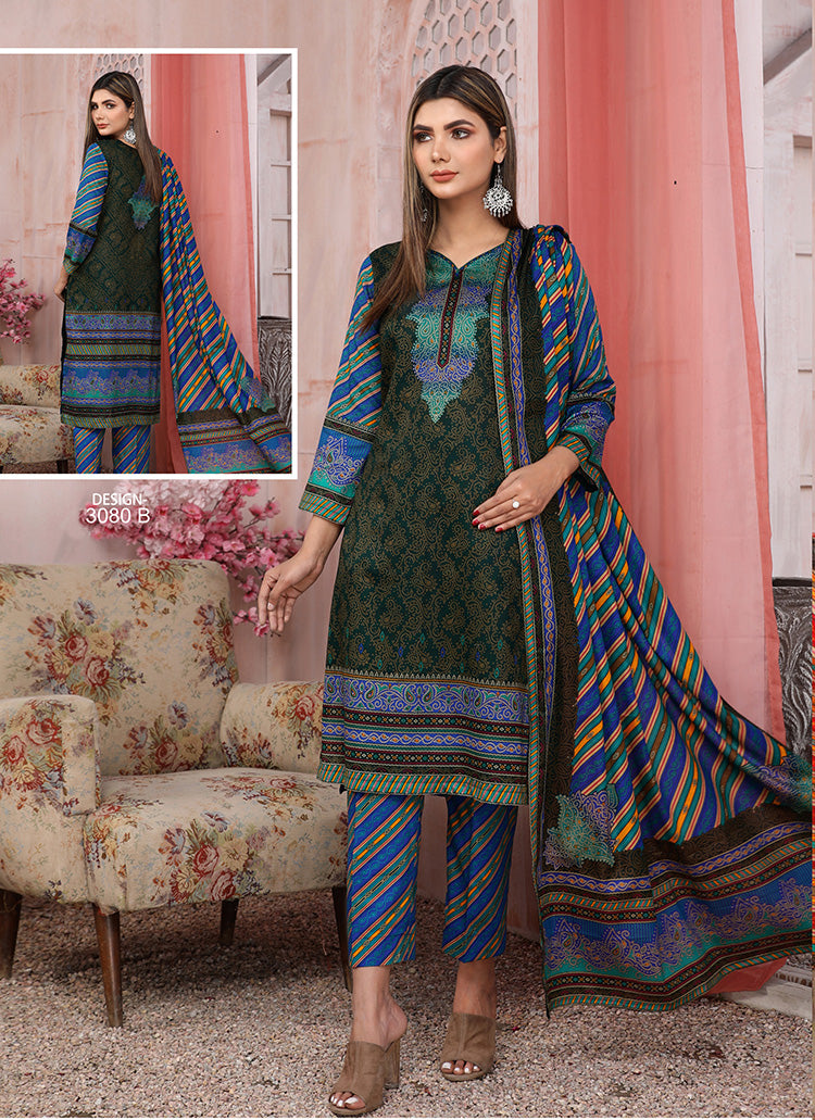 Halah Sultan Classic Lawn vol3 3080-b-2022