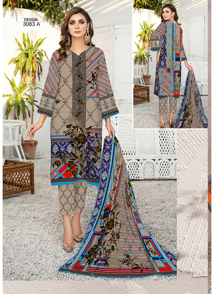 Halah Sultan Classic Lawn vol3 3083-a-2022