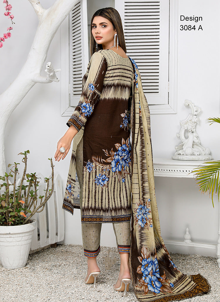 Halah Sultan Classic Lawn vol3 3084-a-2022