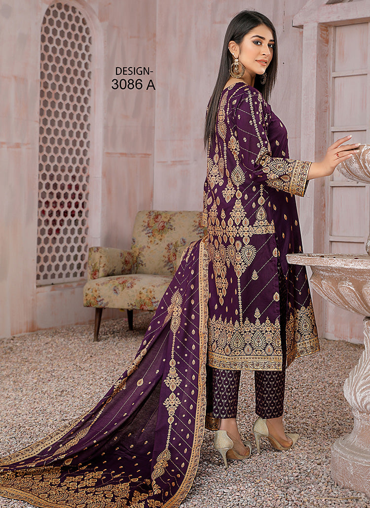 Halah Sultan Classic Lawn vol3 3086-a-2022