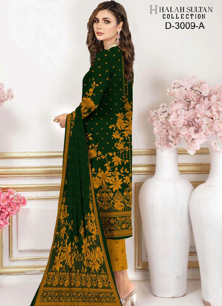 Halah Sultan Lawn Collection 3009a23 vol1