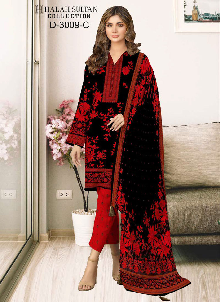 Halah Sultan Lawn Collection 3009c23 vol1