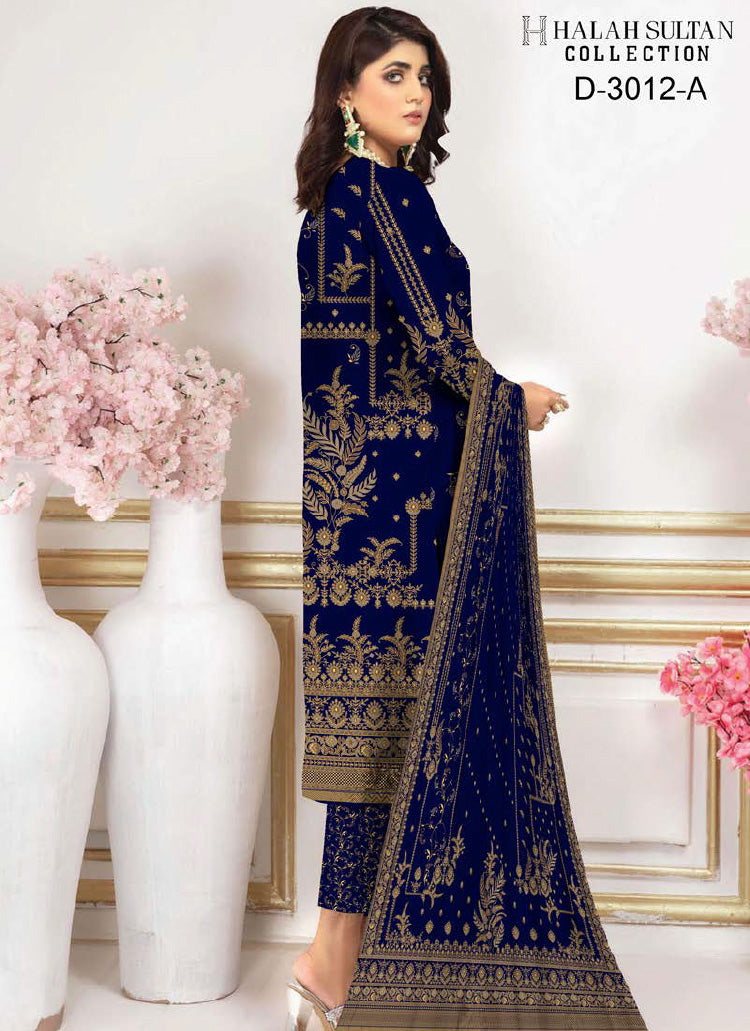 Halah Sultan Lawn Collection 3012a23 vol1