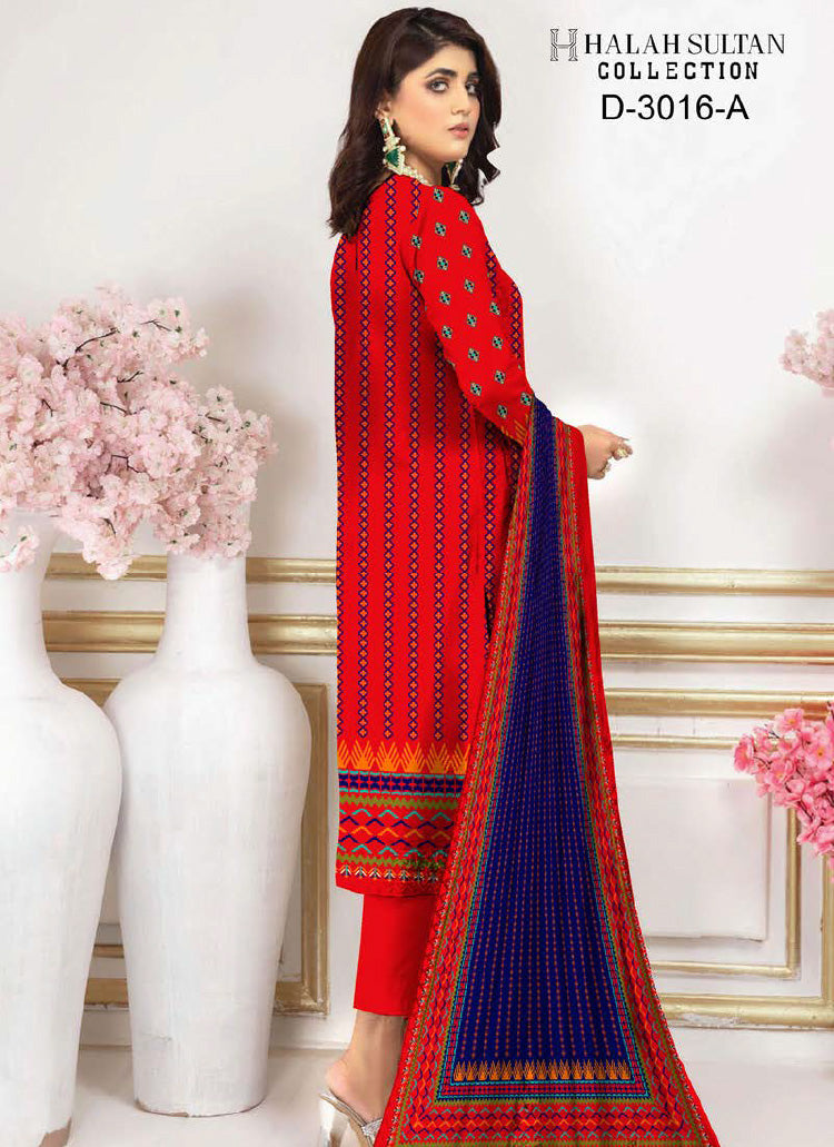 Halah Sultan Lawn Collection 3016a23 vol1