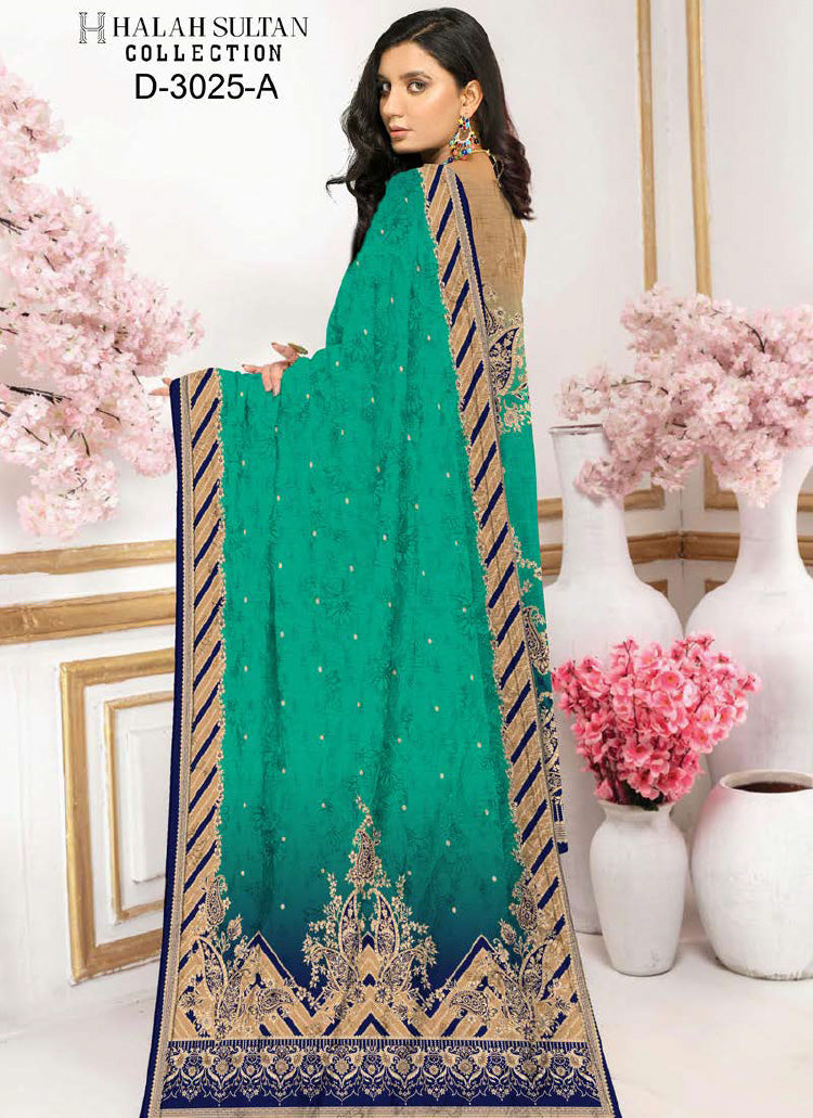 Halah Sultan Lawn Collection 3025a23 vol1
