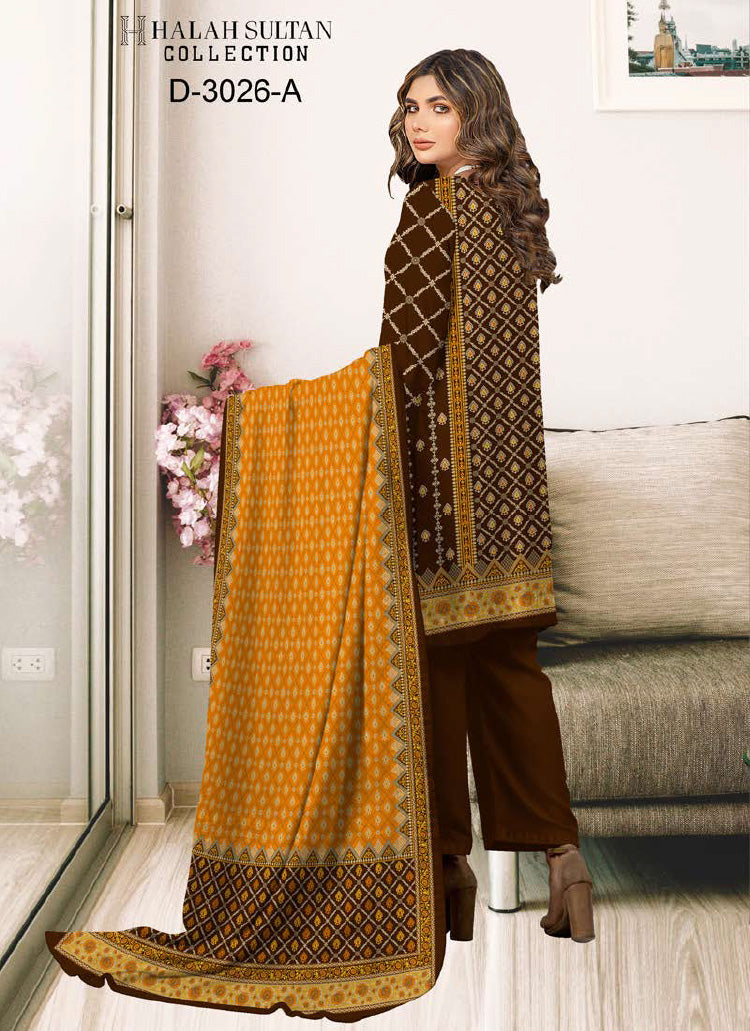 Halah Sultan Lawn Collection 3026a23 vol1