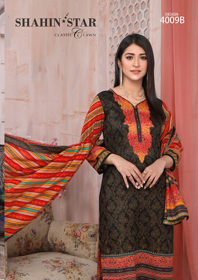 Shahin Star Classic Lawn vol1 4009-b-2022