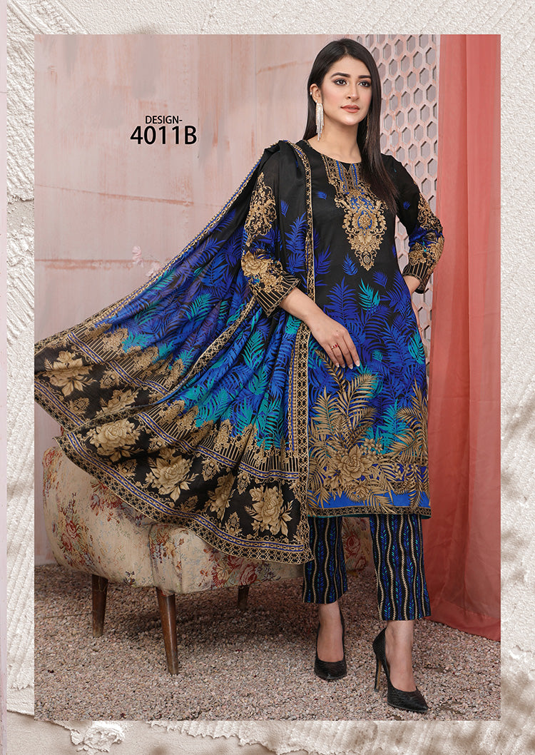 Shahin Star Classic Lawn vol1 4011-b-2022