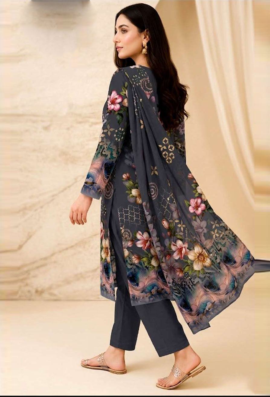 D# 11085 Lawn 3 Pcs Unstitched