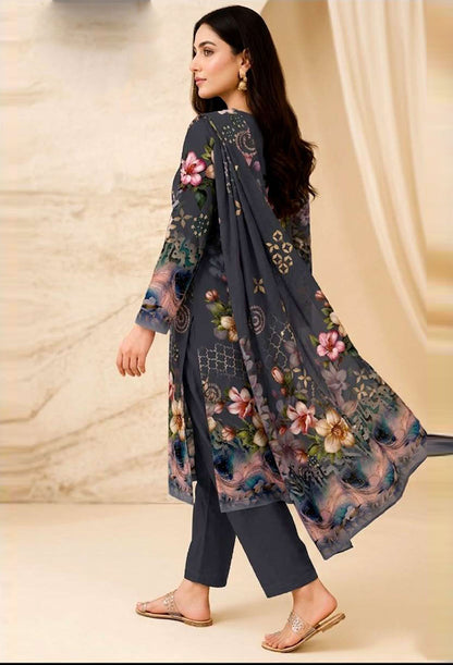 D# 11085 Lawn 3 Pcs Unstitched