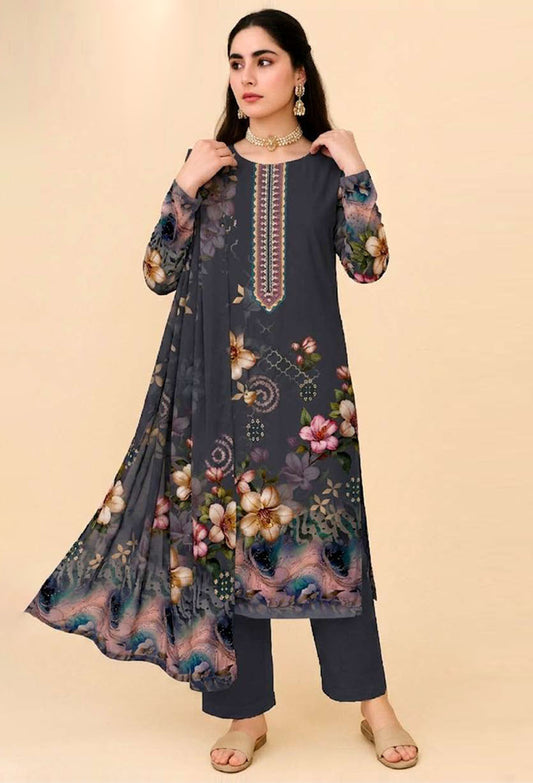 D# 11085 Lawn 3 Pcs Unstitched