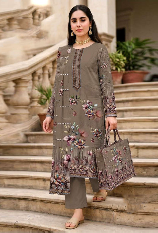 D# 11093 Lawn 3 Pcs Unstitched
