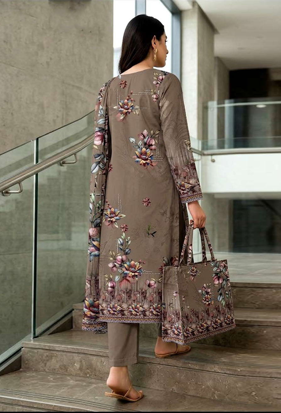 D# 11093 Lawn 3 Pcs Unstitched