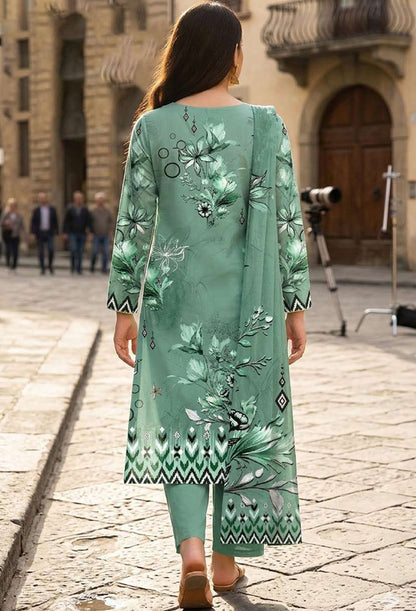 D# 11095 Lawn 3 Pcs Unstitched