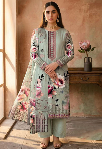 D# 11097 Lawn 3 Pcs Unstitched