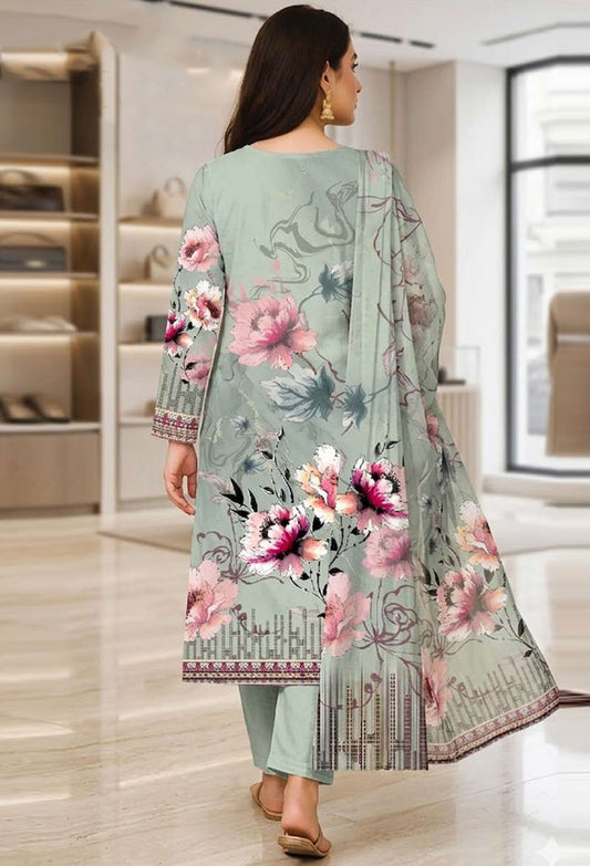 D# 11097 Lawn 3 Pcs Unstitched