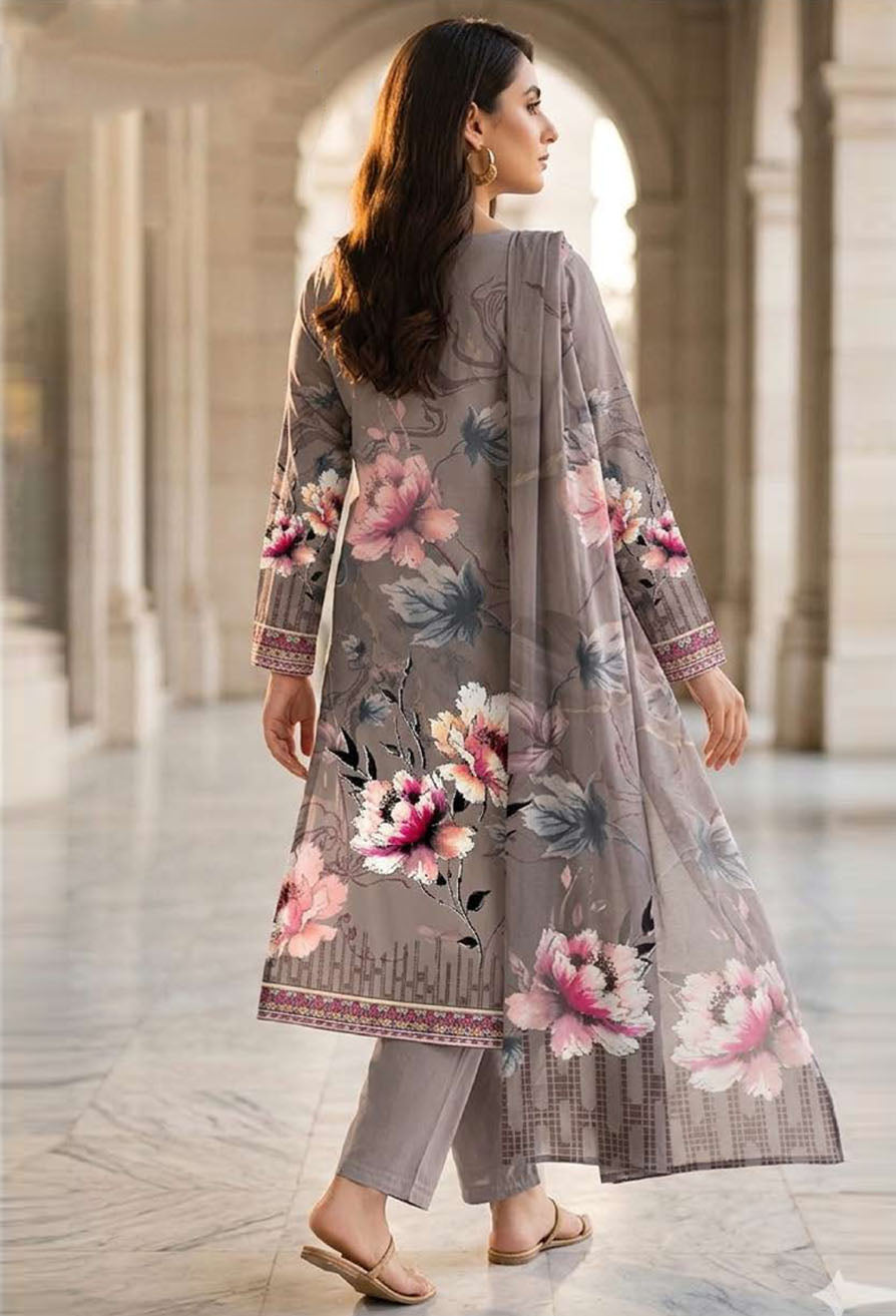 D# 11096 Lawn 3 Pcs Unstitched