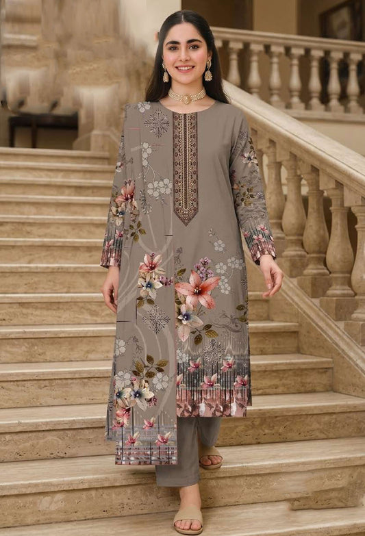 D# 11099 Lawn 3 Pcs Unstitched
