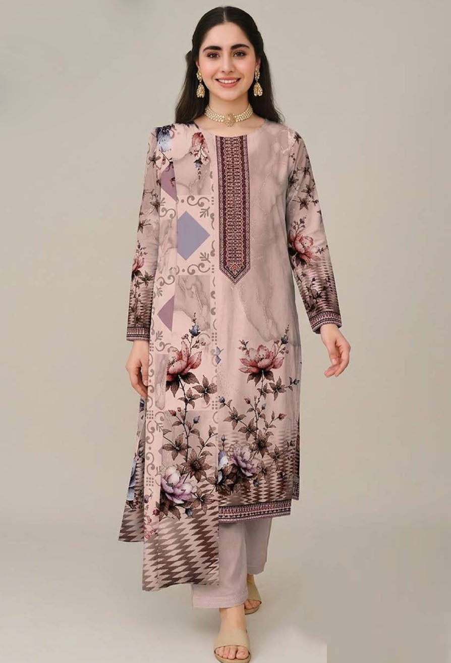 D# 11100 Lawn 3 Pcs Unstitched
