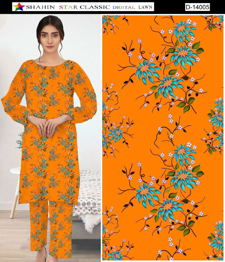 Shahin Star Classic Digital Lawn vol1-14005 1pc Shirt 2024