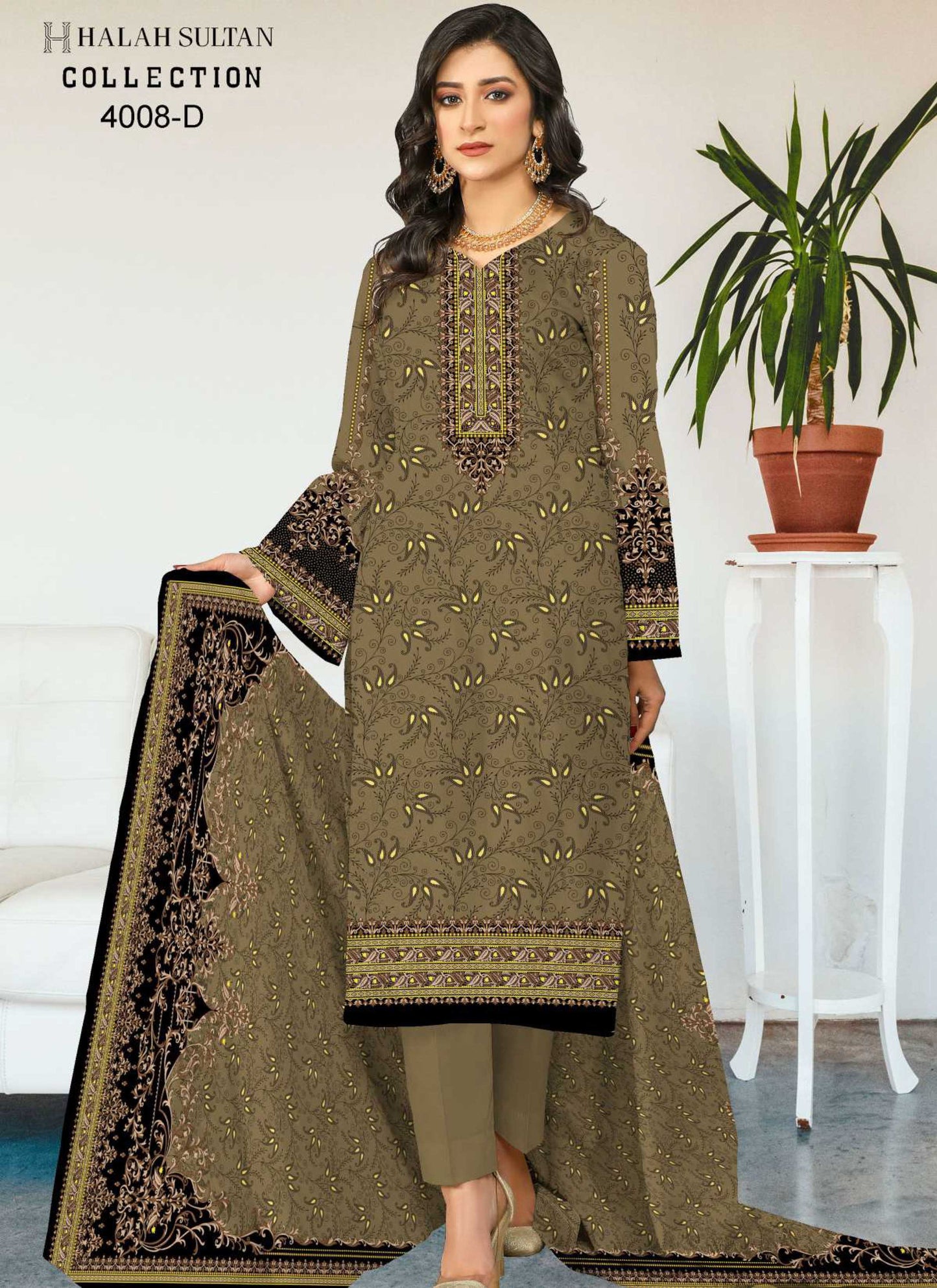 Halah Sultan Lawn 4008d vol1 2024