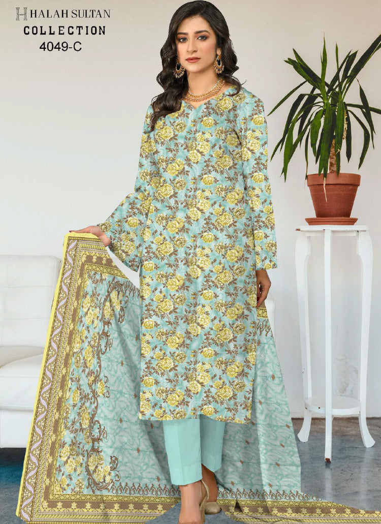 Halah Sultan Lawn 4049c vol3 2024