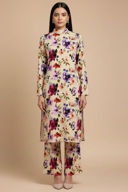 D # 02 PRINTED BANADORA 2 PCS SHIRT & TROUSER
