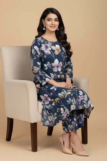 D # 03 PRINTED BANADORA 2 PCS SHIRT & TROUSER
