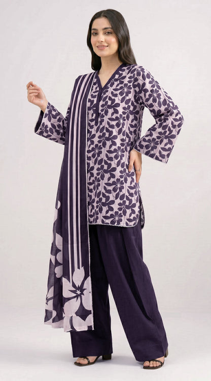 D# 4017 Banadora Lawn 3 Pcs Unstitched