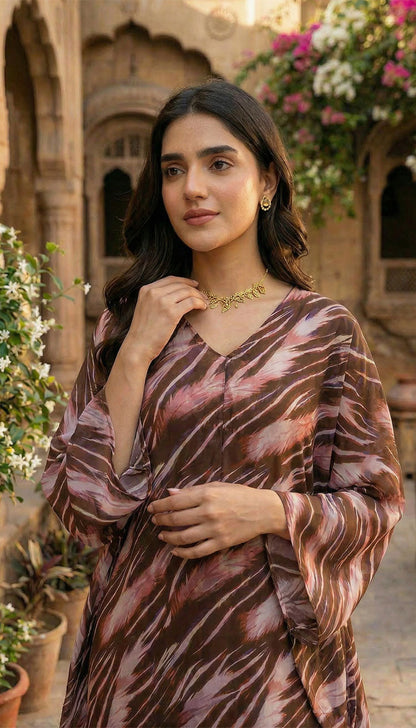 D # 504 BROWN KAFTAN