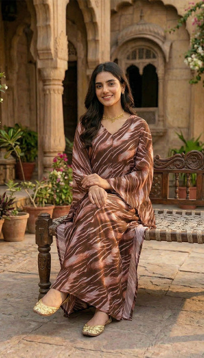 D # 504 BROWN KAFTAN