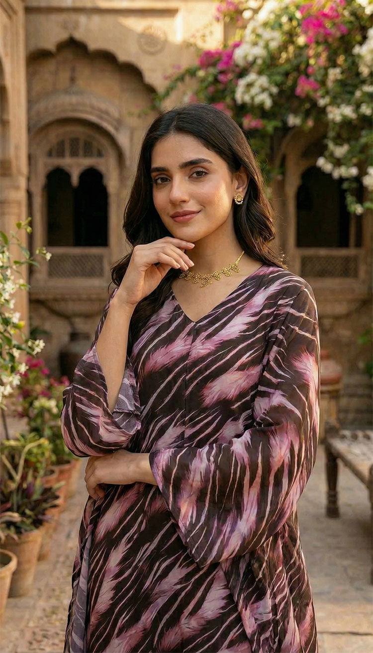 D # 503 MAROON KAFTAN