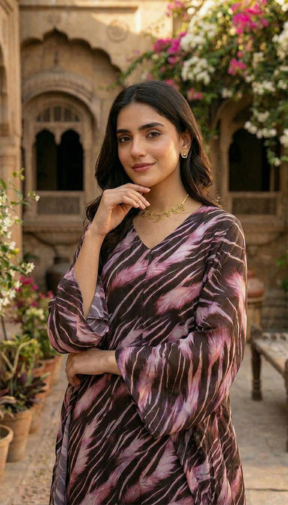 D # 503 MAROON KAFTAN