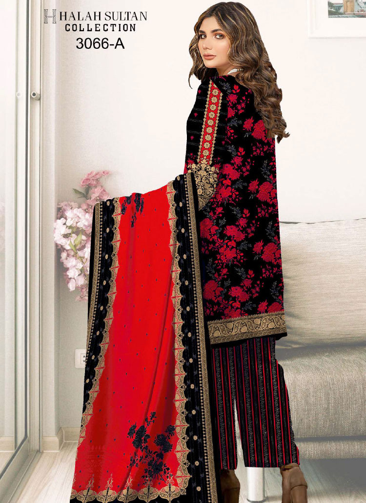 Halah Sultan Lawn Collection 3066a23 vol5