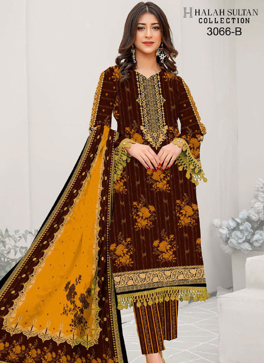 Halah Sultan Lawn Collection 3066b23 vol5