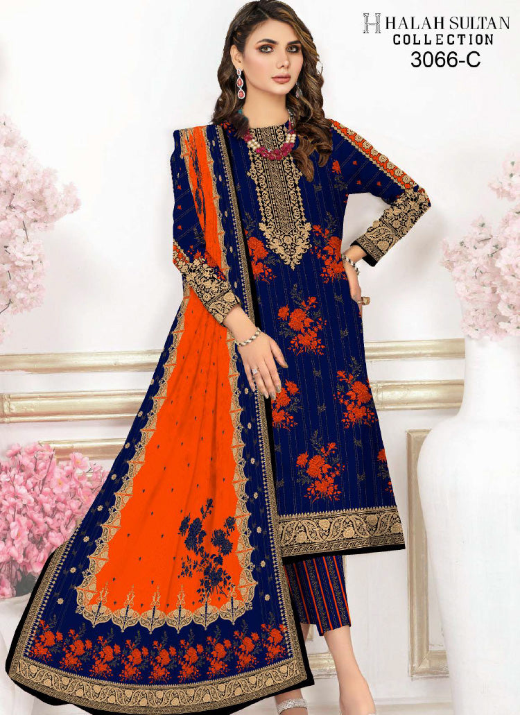 Halah Sultan Lawn Collection 3066c23 vol5