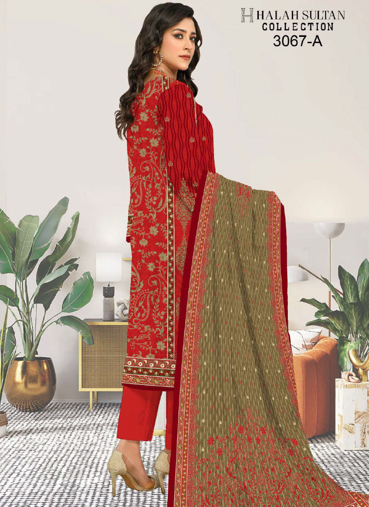 Halah Sultan Lawn Collection 3067a23 vol5
